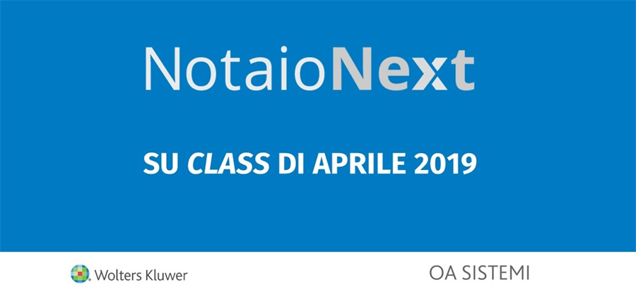 NotaioNext è su Class di Aprile!