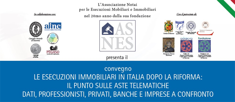 Ravenna – Evento promosso dall’Associazione nazionale per le Esecuzioni Mobiliari ed Immobiliari
